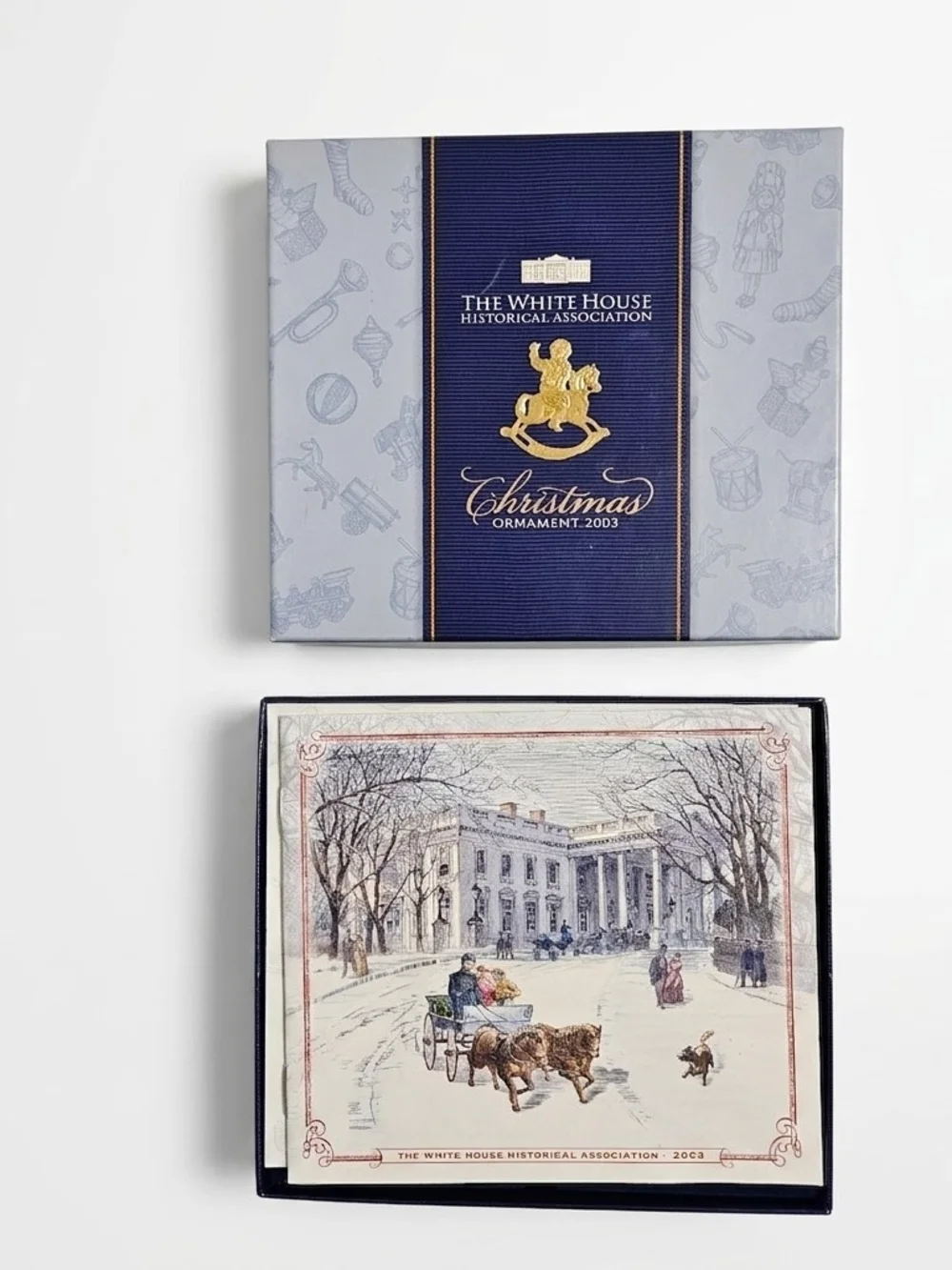 2003 Official White House Christmas Ornament Grant Edition